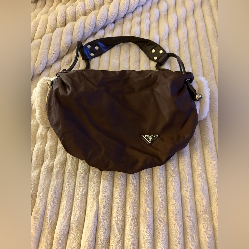 Prada Dark Brown Hobo Bag - Picture 4 of 5